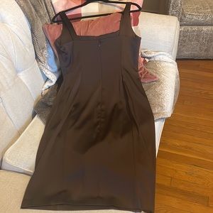 Calvin Klein Brown satin women’s dress